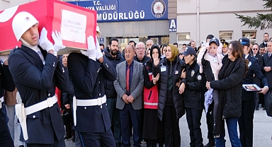 Şehir polisimiz göz yaşları ile uğurlandı