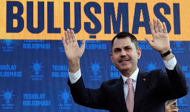 Bakan Kurum Konya'da coşkuyla karşılandı