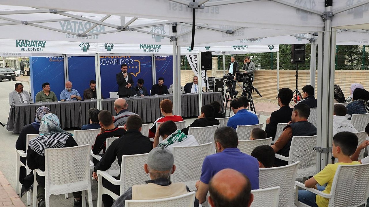 Başkan Kılca Karataylı vatandaşlarla bir araya geldi