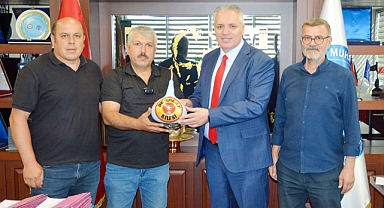 DERPLA kurucuları SMMMO Başkanını ziyaret etti