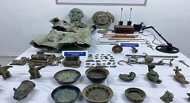 156 adet tarihi eser ele geçirildi