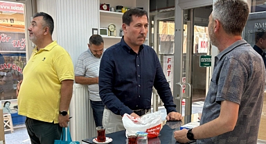 Başkan Kılca esnaf ziyaretlerinde