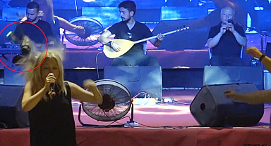 Festivalde sahne alan sanatçının başına dron çarptı