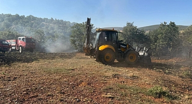 Ilgın'daki orman yangını, kısa sürede söndürüldü