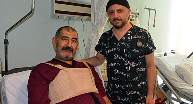 Kalbinden 10 santim büyüklüğünde kitle çıkarıldı