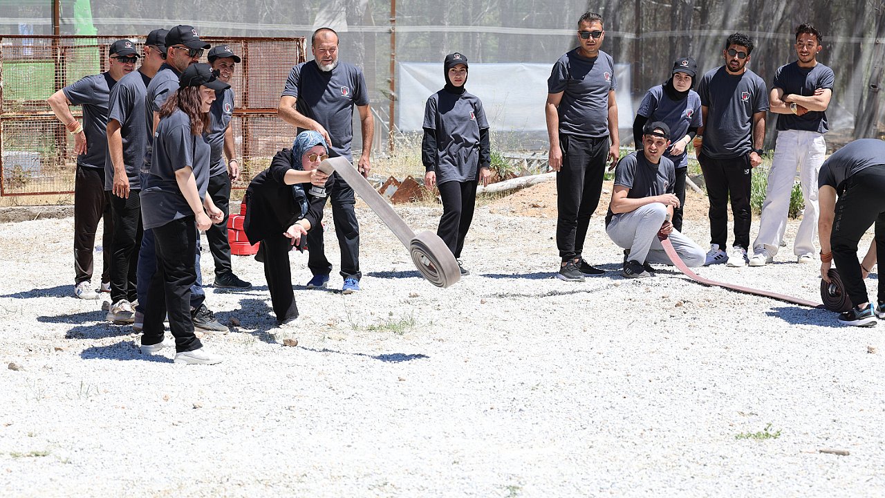 Konya'da “Gönüllü İtfaiyecilik Kampı” düzenlendi
