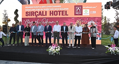 Tarihi Sırçalı Otel'i açıldı