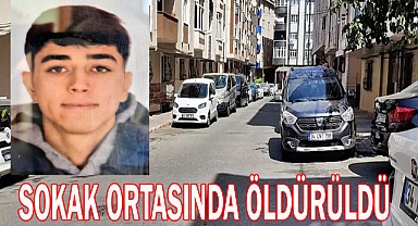 20 yaşındaji genç sokak ortasında öldürüldü