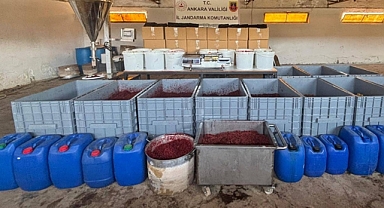 4,5 ton kaçak nargile tütünü ele geçirildi