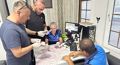 Dilencinin üzerinden 45 bin lira çıktı