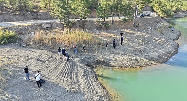 Gökçehüyük Barajı’nda çevre temizliği