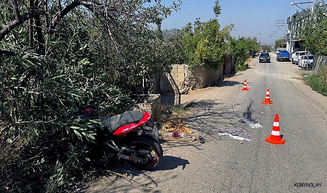 Motosiklet kazasında 1 ölü bir yaralı