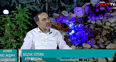 Öztürk, Konya yaz akşamları sohbetinin konuğu oldu