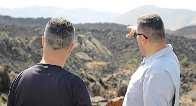 Tendürek Dağı'ndan akan lavların yuttuğu köyler araştırılıyor