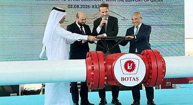 Türkiye'den Suriye'ye doğal gaz akışı başladı