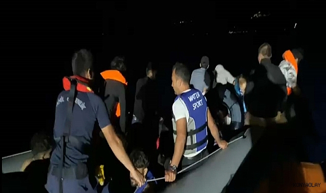 43 kaçak göçmen yakalandı