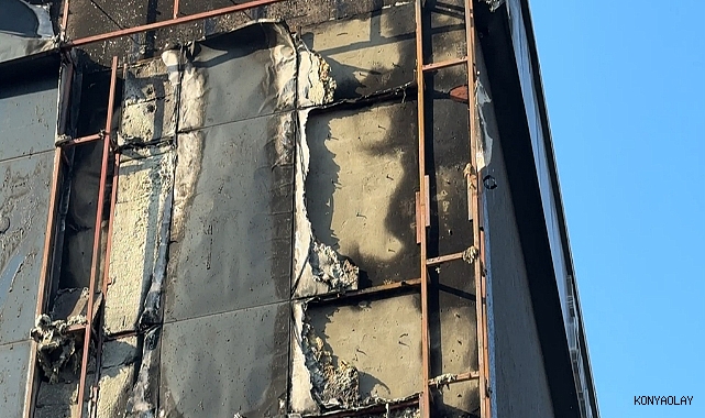 Avcılar'da fabrikanın dış cephesinde çıkan yangın söndürüldü