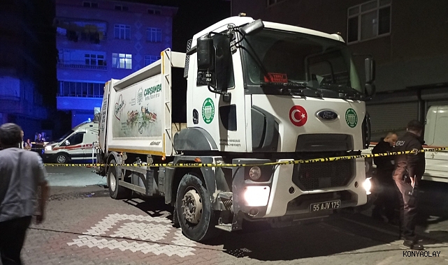 Çöp kamyonunun çarptığı yaya hayatını kaybetti