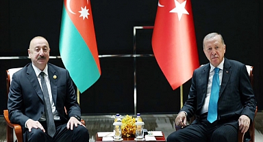 Erdoğan, Azerbaycan Cumhurbaşkanı Aliyev ile bir araya geldi