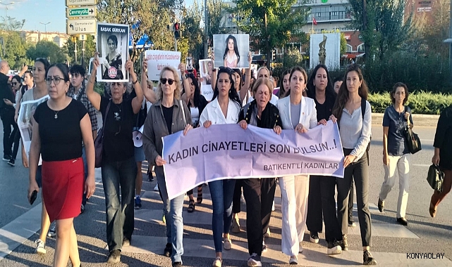 Kadınlar, boşanma aşamasında öldürülen Başak için yürüdü