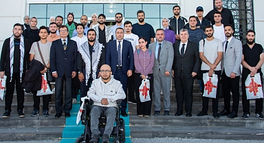 Selçuk Üniversitesi Yönetimi Filistinli öğrencilerle buluştu