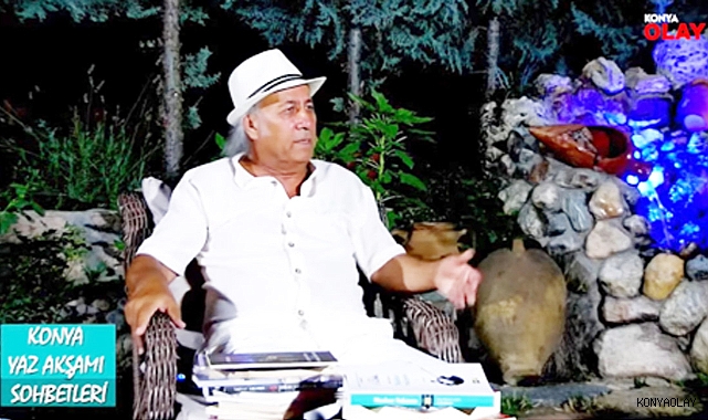 Tahir Sakman, Konya yaz akşamları sohbetlerinin konuğu oldu