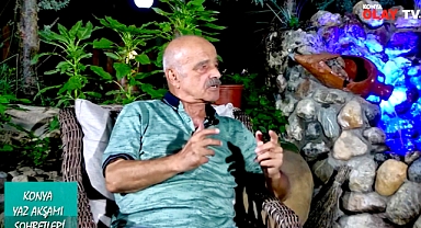Ahmet Polat Konya yaz akşamları sohbetlerinin konuğu oldu