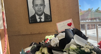 Konya'daki kazada ölen öğretmene okulunda en acı veda