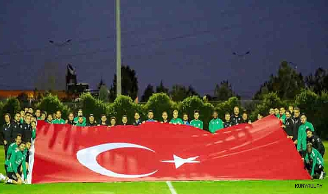 Konyaspor'da Cumhuriyet Bayramı’ kutlaması
