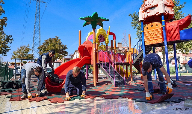 Meram park ve bahçeleri kışa hazırlandı
