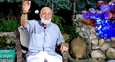 Nuri Cennet Konya yaz akşamları sohbetlerinin konuğu oldu