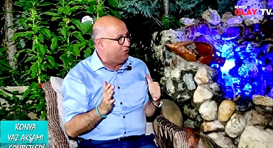 Sait Özcan Konya yaz akşamları sohbetlerinin konuğu oldu