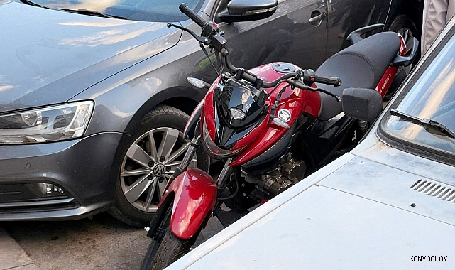 Seydişehir'de bisiklet ile motosiklet çarpıştı