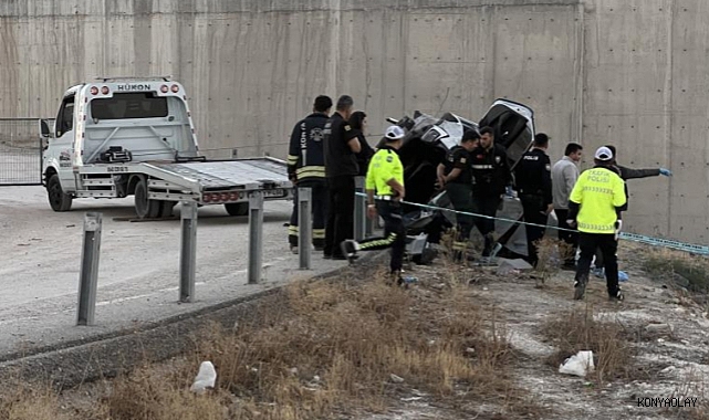 Uçan otomobilin sürücüsü hayatını kaybetti