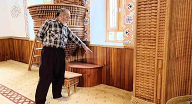 60 Yıllık ahşap ustasının muhteşem eserleri göz kamaştırıyor