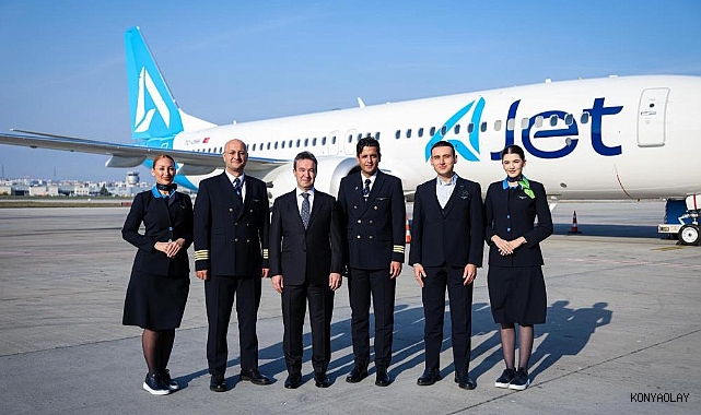 AJet'in fabrika çıkışlı 7'nci uçağı İstanbul'a geldi