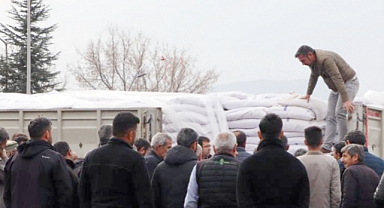 Beyşehir'de üreticilere mercimek tohumu desteği