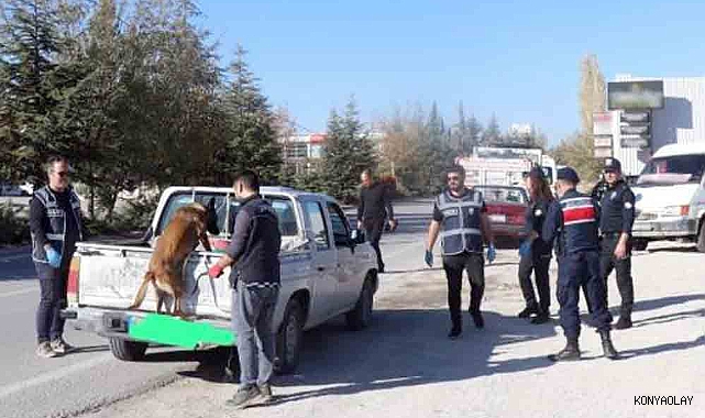 Çumra ve Kulu'da uyuşturucu operasyonları