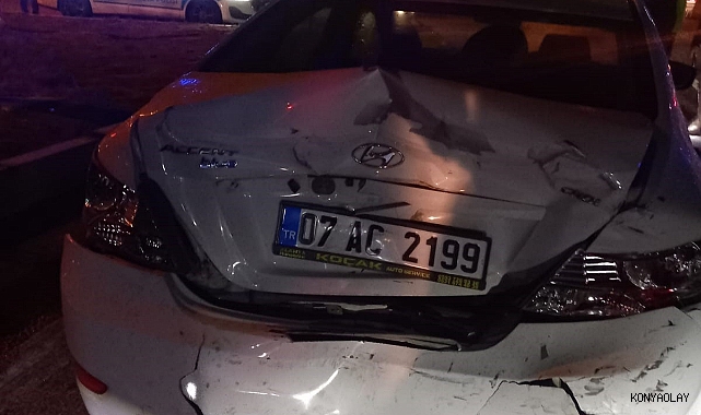 Karapınar'da trafik kazası: 1 yaralı