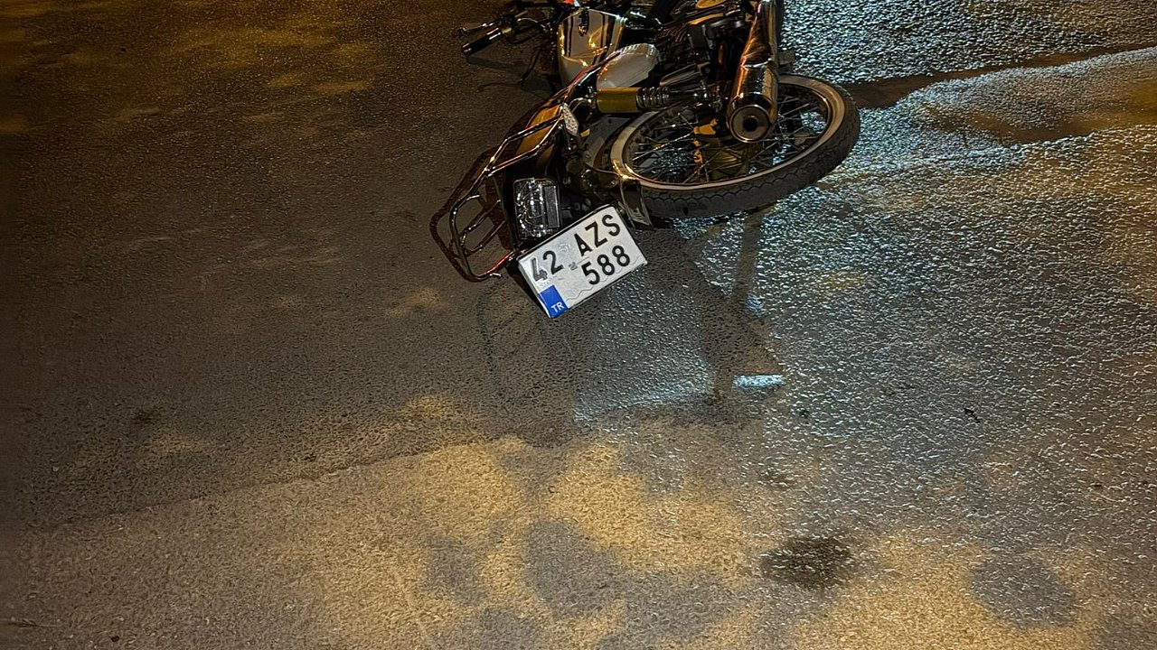 Konya'da acı olay! Motosiklet kazasında bir genç hayatını kaybetti