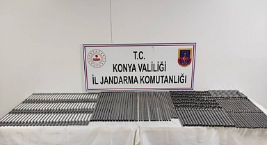Konya'da kaçak silah operasyonu