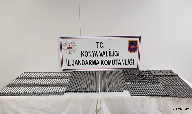 Konya'da kaçak silah operasyonu