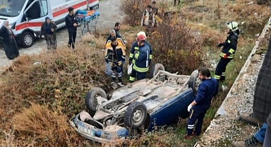 Konya’da otomobil takla attı: 1 kişi hayatını kaybetti