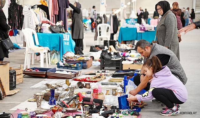 Selçuklu 2. El pazarı ekonomik alış verişin merkezi oldu