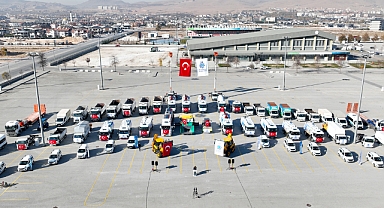 Selçuklu Belediyesi araç filosuna 71 araç daha ilave etti