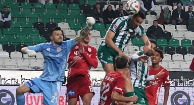Konyaspor ile Antalyaspor 0-0 berabere kaldı