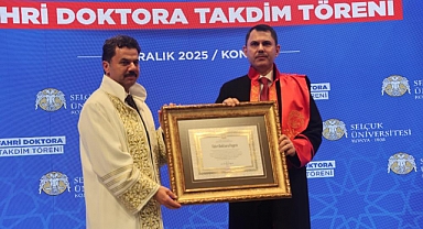 Bakan Kurum'a Selçuk Üniversitesi'nden fahri doktora