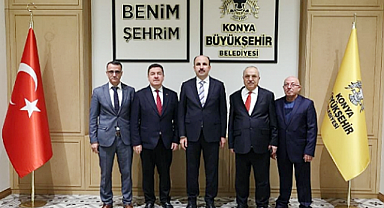 Başkan Altay, Şeb-i Arus için Konya'ya gelen uluslararası heyetleri ağırlıyor