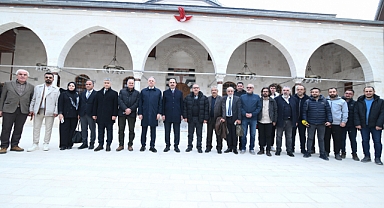 Restorasyonu tamamlanan Tarihi Habib-i Neccar Camii ibadete açıldı