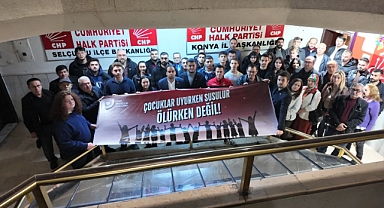 CHP Konya İl Gençlik Kolları Başkanı Karataş: çocuklar atölyede değil, okulda olmalıdır